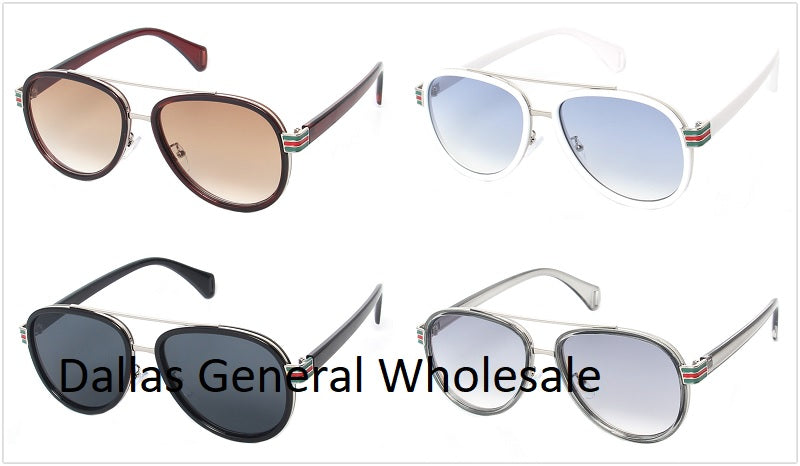 Men Plastic Frame Aviator Sunglasses Wholesale