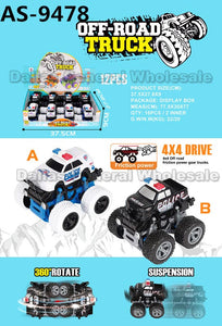 Toy Inertial 4x4 Police Cars Wholesale