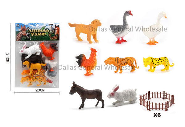 Pack de 25 Figurines Animaux Sauvages réalistes en plastique vinyl