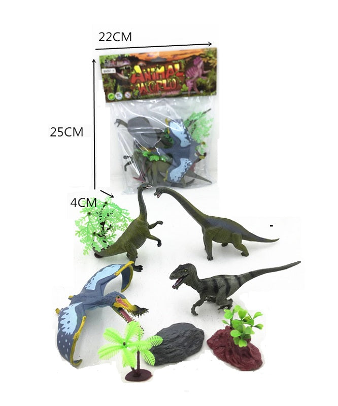 8 PC Miniature Dinosaurs Play Set Wholesale - Dallas General Wholesale