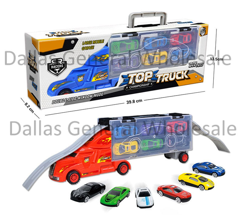 Toy Inertia Mobile Garage Truck Set Wholesale