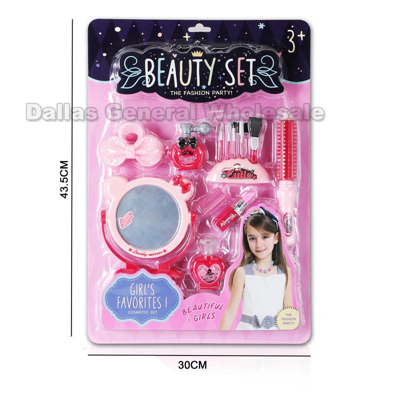 11 PC Girls Pretend Play Beauty Toys Wholesale