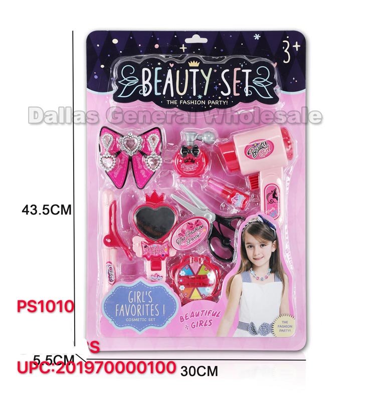 8 PC Girls Pretend Play Beauty Toys Wholesale