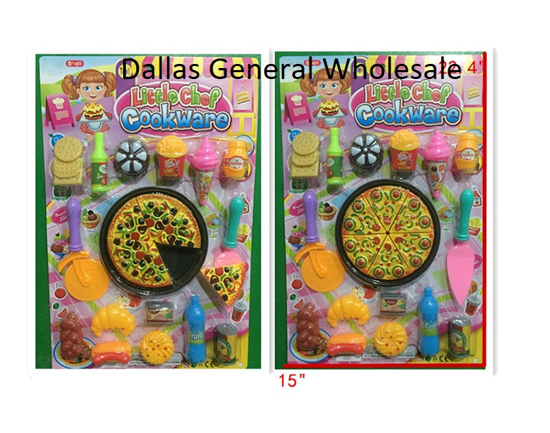 28PC Toy Pizza Dinner Play Set Wholesale