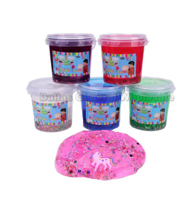 Glitter Unicorn Slimes Bucket Wholesale - Dallas General Wholesale