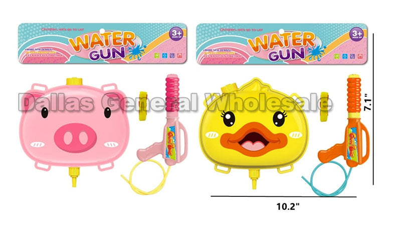Cute Animals Back Pack Water Guns Wholesale