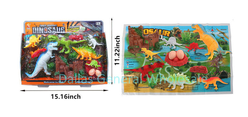 12PC PVC Dinosaurs Play Sets Wholesale