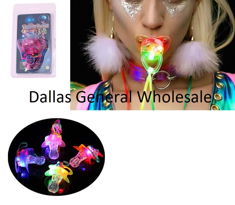 Flashing Light Up Pacifiers Wholesale