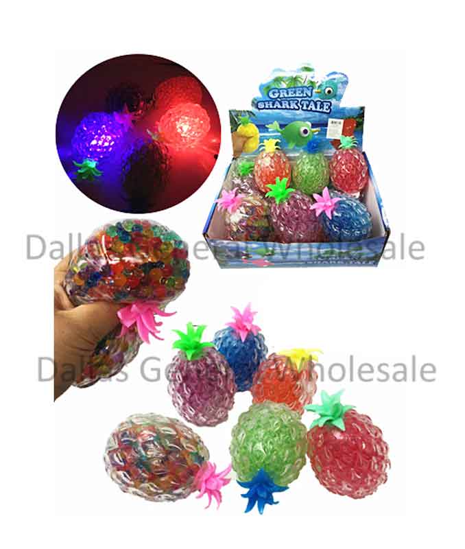 Light Up Pineapple Squishy Ball Toys Wholesale