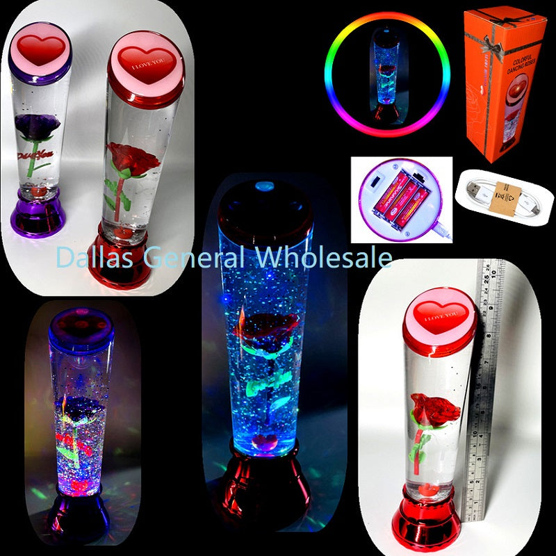 Color Changing Rose Floating Tornado Lamps Wholesale