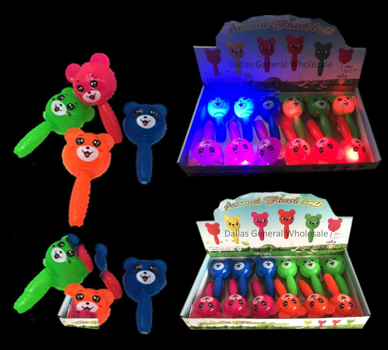 Wholesale Light Up Fidget Bear Pop Balls Toy For Kids & Adults