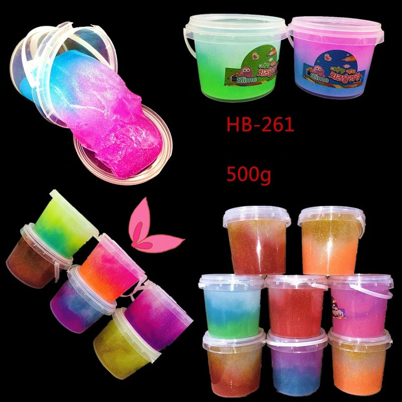 Rainbow Slimes in Bucket Wholesale - Dallas General Wholesale