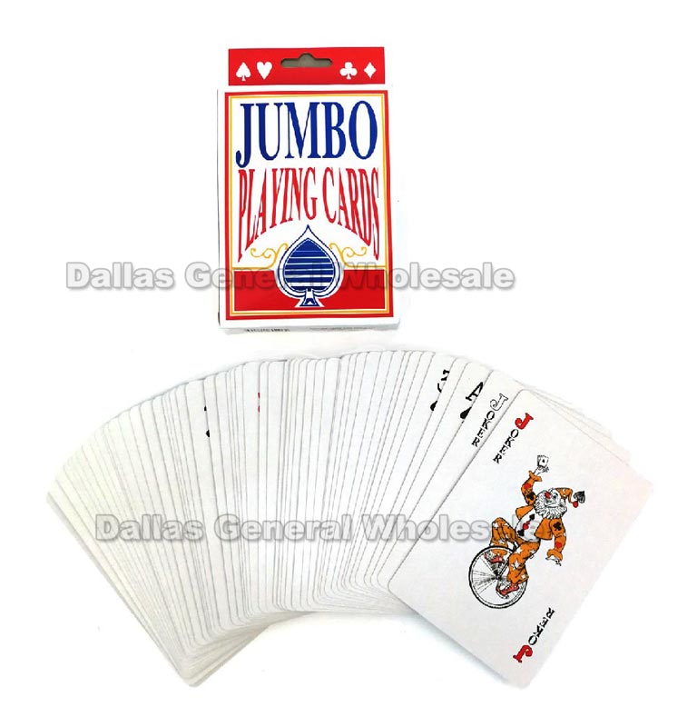 Jumbo Poker Playing Cards Wholesale