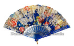 Glitter Flower Design Oriental Hand Fans Wholesale - Dallas General Wholesale