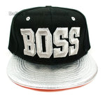 "Boss" Trendy Flat Bill Snap Back Caps Wholesale - Dallas General Wholesale