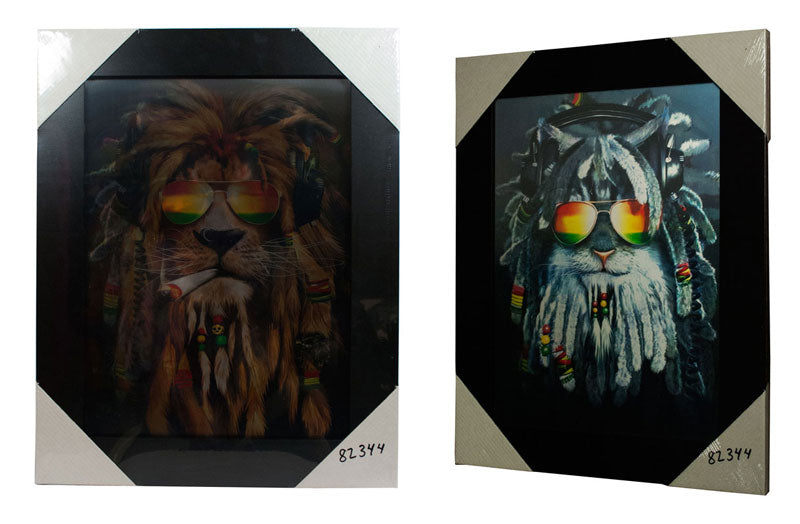 3D Picture Frame of Bob Marley Like Lions Wholesale - Dallas General Wholesale