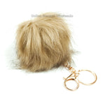 Fluffy Fur Balls Key Chains Wholesale - Dallas General Wholesale