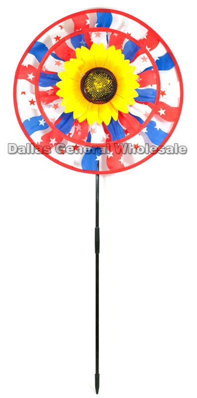 American Flag Garden Windmills Wholesale - Dallas General Wholesale
