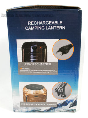 Solar Re-chargeable Camping Lanterns Wholesale