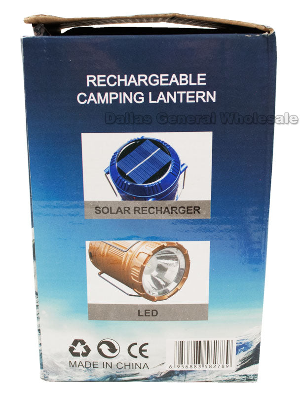 Solar Re-chargeable Camping Lanterns Wholesale - Dallas General Wholesale