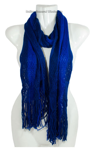 Girls 2-In-1 Knitted Infinity Circle Scarf Wholesale - Dallas General Wholesale