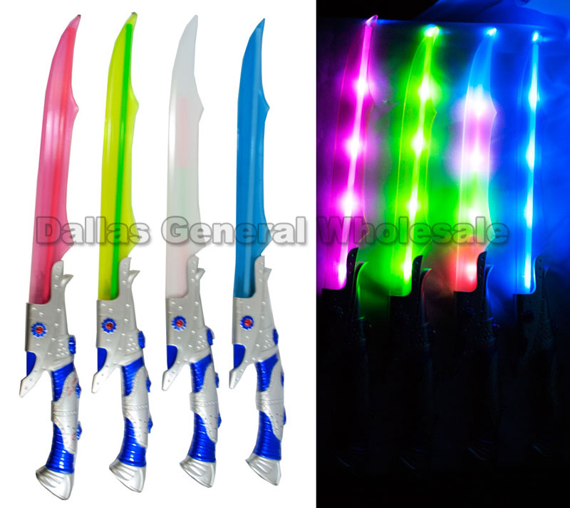 Toy Light Up Glowing Swords Wholesale - Dallas General Wholesale