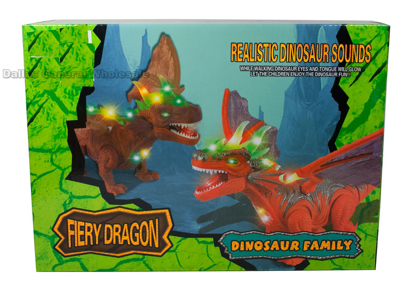 B/O Toy Walking Roaring Dragons Wholesale - Dallas General Wholesale