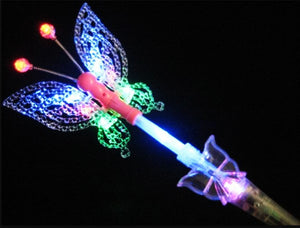 Girls Glowing Light Up Butterfly Wand Wholesale - Dallas General Wholesale