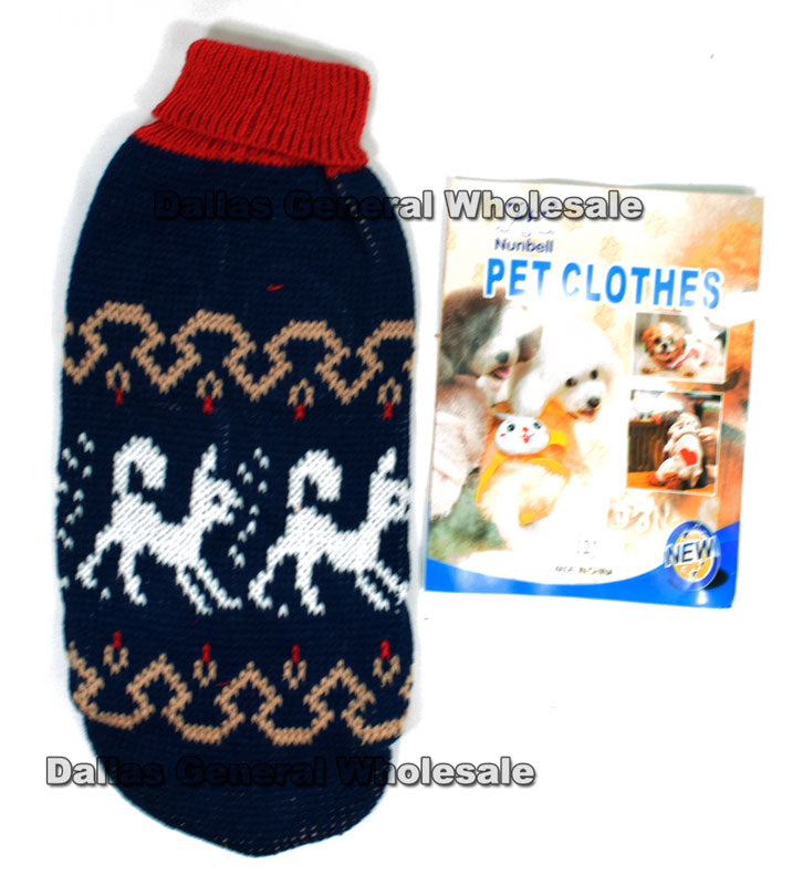 Knitted Winter Pet Puppy Clothes Wholesale - Dallas General Wholesale