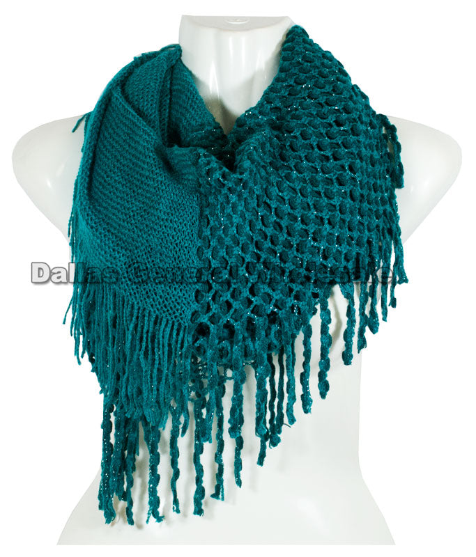 Fashion Knitted 2-in-1 Infinity Circle Scarf Wholesale - Dallas General Wholesale