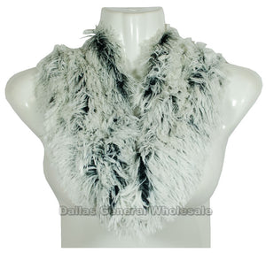 Ladies Fashion Fur Infinity Circle Scarf Wholesale - Dallas General Wholesale