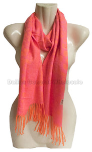 Neon Pink Cashmere Feel Scarf Wholesale - Dallas General Wholesale