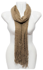 Ladies Winter Fashion Knitted 2-in-1 Infinity Scarf Wholesale - Dallas General Wholesale