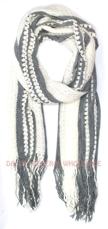 Ladies Winter Warm Knitted Scarf Wholesale - Dallas General Wholesale