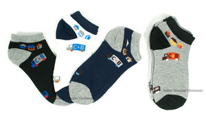 Little Boys Printed Ankle Socks Wholesale - Dallas General Wholesale