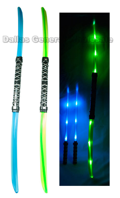 Light Up Toy Double Ninja Swords Wholesale - Dallas General Wholesale