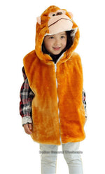 Assorted Kids Animal Fuzzy Vests Wholesale - Dallas General Wholesale
