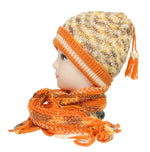 Little Girls Knitted Beanie Hat and Scarf Set Wholesale - Dallas General Wholesale