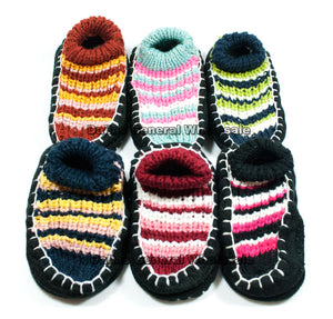 Little Kids Knitted House Shoe Socks Wholesale - Dallas General Wholesale