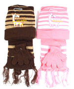 Little Kids 3 Pieces Beanie Hat & Gloves & Scarf Set Wholesale - Dallas General Wholesale