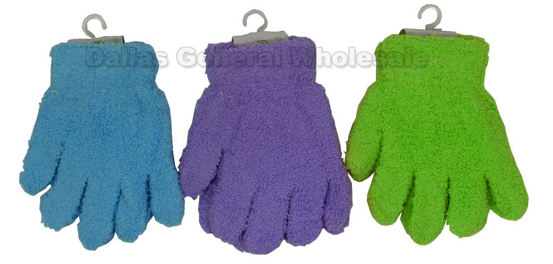 Little Kids Fuzzy Gloves Wholesale - Dallas General Wholesale