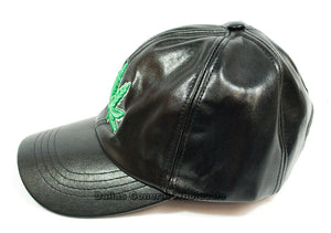 Men Casual Leather Marijuana Caps Wholesale - Dallas General Wholesale