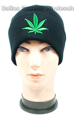 Marijuana Skull Beanie Caps Wholesale - Dallas General Wholesale