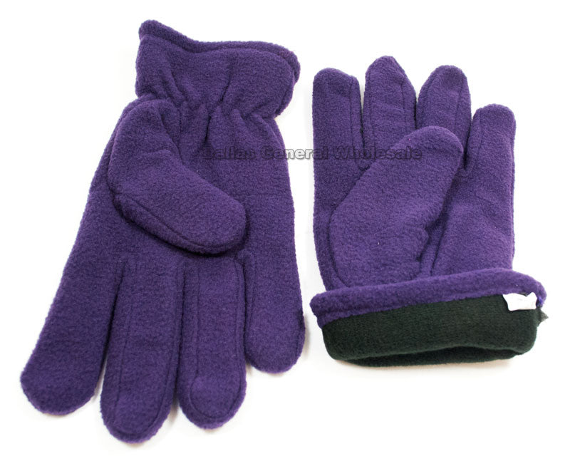 Adults Fleece Casual Gloves Wholesale - Dallas General Wholesale
