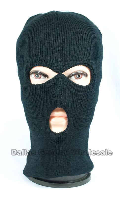 3 Hole Beanie Masks / Balaclava Wholesale - Dallas General Wholesale
