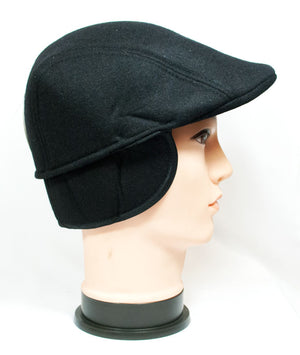 Men's Wool Dress Newsboy Caps with Ear Flap Wholesale - Dallas General Wholesale