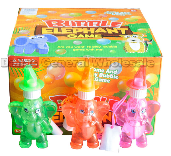 Elephant Bubble Blower with Whistle Wholesale Dallas General Wholesale
