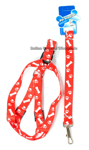 Dogs Harness with Leash Set Wholesale - Dallas General Wholesale