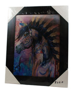 3D Picture Frame of Native Indians Inspired Horses Wholesale - Dallas General Wholesale