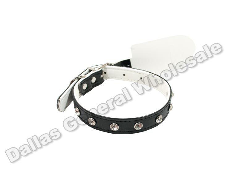 17" Long Studded Dog Collars Wholesale - Dallas General Wholesale